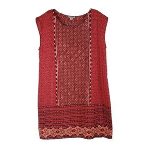 Old Navy Coral Print Sheath Dress       Size M